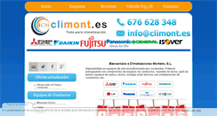 Desktop Screenshot of climont.es